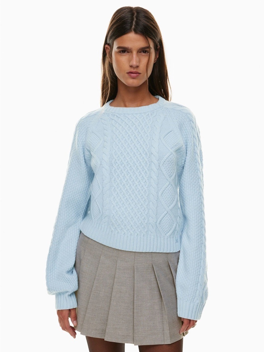 SUNDAY BEST LIMA SWEATER IN BLUE DIAMOND SIZE XS